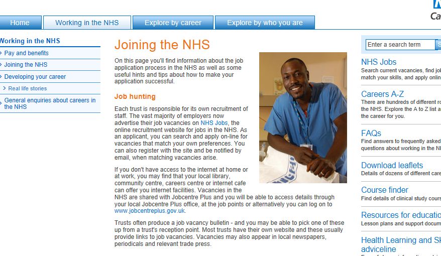 Nhs human services job opportunities